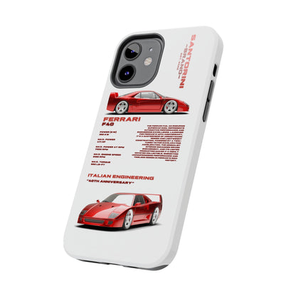 "Ferrari F40" White Case