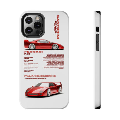 "Ferrari F40" White Case