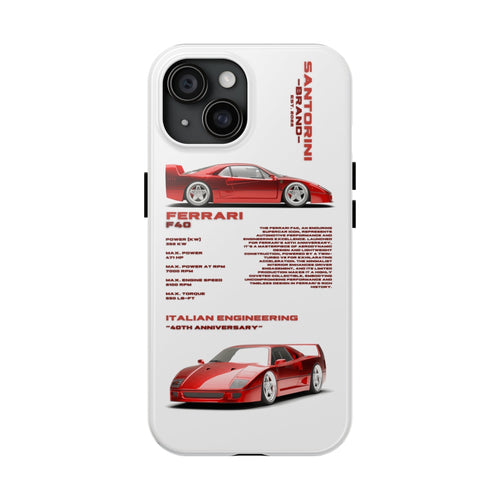 "Ferrari F40" White Case