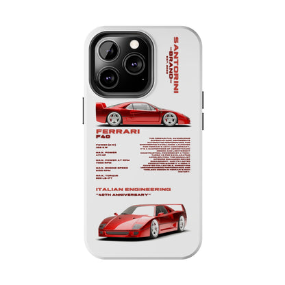 "Ferrari F40" White Case