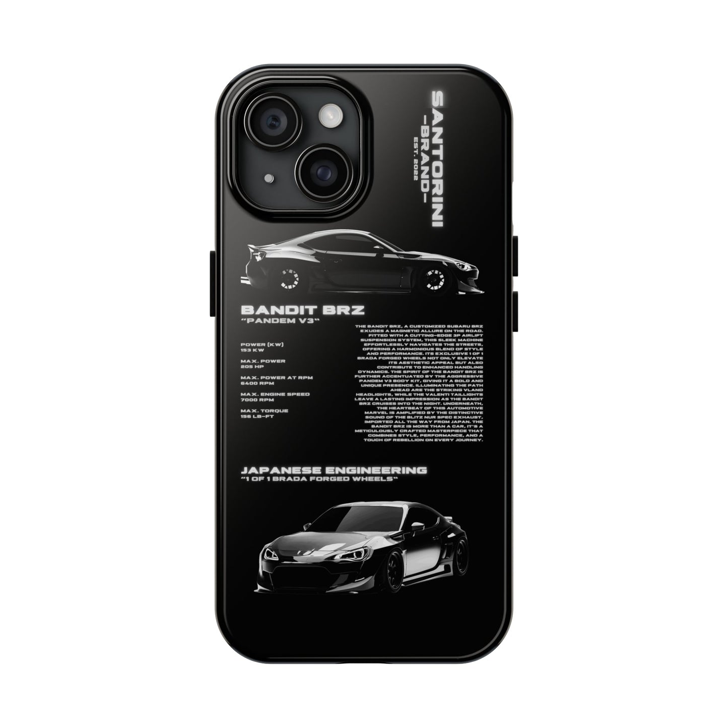 "Bandit BRZ" Black Case