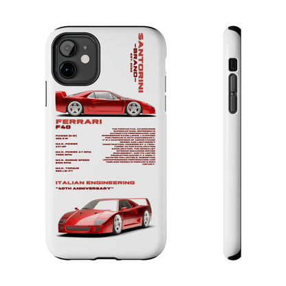 "Ferrari F40" White Case